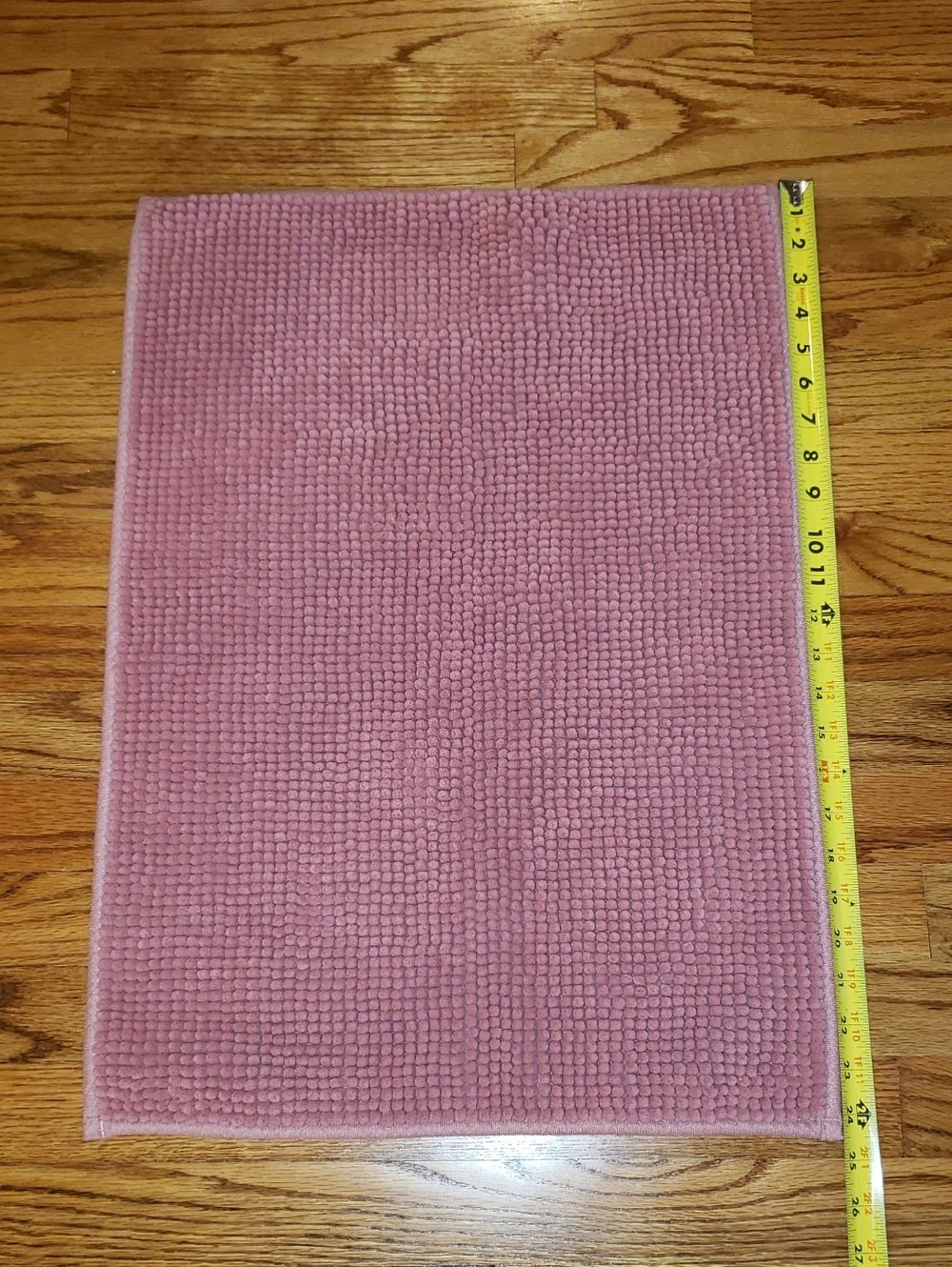 Glazed Pottery Soap Dish With Room Essentials Pink Textured Bath Mat (Set Of 2)
